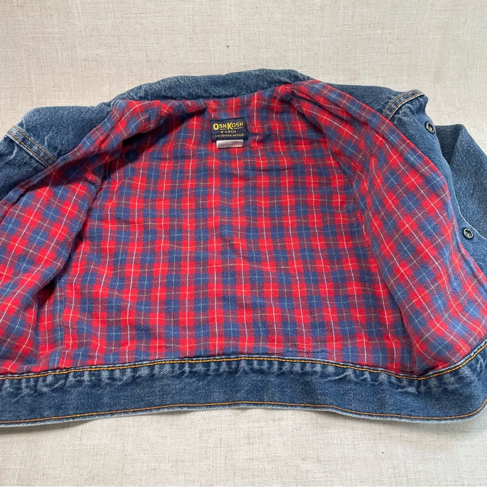 Vintage Oshkosh B’Gosh Denim Western Jacket Size 6 - Picture 3 of 12